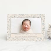"Iconic bebe" - Birth Announcements in Bluebird by Creo Study - Front