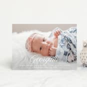"cupcake" - Birth Announcements in Marshmallow by chocomocacino - Front