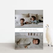 "stripe classic" - Birth Announcements in Sky by Sara Hicks Malone - Front