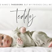 "My Nickname" - Birth Announcements in Shadow by Carolyn Kach - Detail