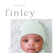 "simplified" - Birth Announcements in Pearl by Summer Winkelman - Detail