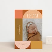 "shapes" - Birth Announcements in Desert by Morgan Kendall - Front