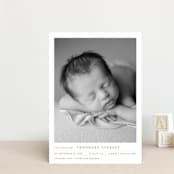 "Modern Grid" - Birth Announcements in Sand by Alexandra Cohn - Front