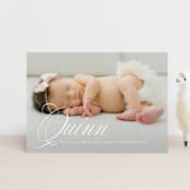 "elegant name" - Birth Announcements in Owlet by Jackie Crawford - Front