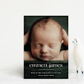 "Details" - Birth Announcements in Cloud by Susan Asbill - Front