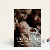 "Classically Stated" - Birth Announcements in Sugar by Sara Hicks Malone - Front