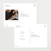 "Simply Serene" - Birth Announcements in Blush by Lauren Chism - Back of Card Options