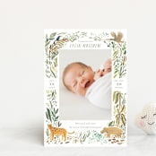 "Jungle Friends" - Birth Announcements in Jungle by Morgan Ramberg - Front