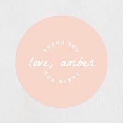 "Beach Bachelorette" - Wedding Favor Stickers in Seafoam by Erin Kessler - Front