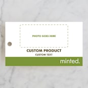 "Landscape" - Wedding Favor Tags in Charcoal by Minted - Front