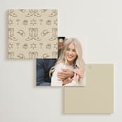 "Boots, Beers, and Bubbly" - Wedding Favor Tags in Sand by Cindy Reynolds - Back of Card Options