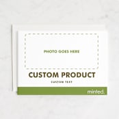 "Landscape" - Bridesmaid Cards in Charcoal by Minted - Front
