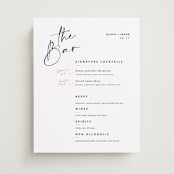 "Ink Pen 1" - Bar Signs in Tuxedo by Adelyn T. - Front