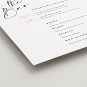 "Ink Pen 1" - Bar Signs in Tuxedo by Adelyn T. - Detail