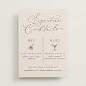"Classic Cocktails" - Bar Signs in Cosmo by Erica Krystek - Front