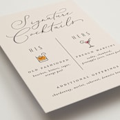 "Classic Cocktails" - Bar Signs in Cosmo by Erica Krystek - Detail