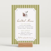"Stock the Barware" - Bar Signs in Olive by Erin German - In Use