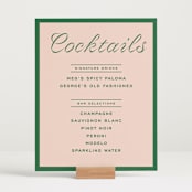 "cotillion" - Bar Signs in Peach by Megan Davis - In Use