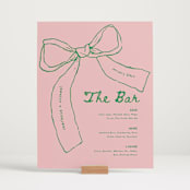 "Just the ribbon" - Bar Signs in trawberry by Vera Lim - In Use