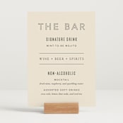 "Headliner" - Bar Signs in Onyx by Kindred Fields - In Use