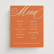 "Bold Background" - Bar Signs in Sunset by Erin German - Front