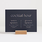 "Thoughtful" - Bar Signs in Navy by letterfix - In Use