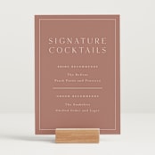 "Warm affection" - Bar Signs in Dusty Rose by Stacey Meacham - In Use