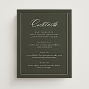 "refined" - Bar Signs in Olive by Nicole Walsh - Front