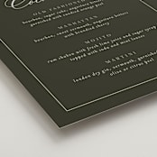 "refined" - Bar Signs in Olive by Nicole Walsh - Detail