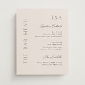 "In Love" - Bar Signs in Linen by Vanessa Doyle - Front