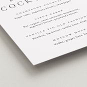 "Classy Type" - Bar Signs in Lily by Hooray Creative - Detail