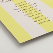 "Campania" - Bar Signs in Limone by Megan Davis - Detail