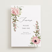 "Timeless Blooms" - Bar Signs in Peony by Susan Moyal - Front