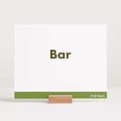 "Portrait" - Bar Signs in Charcoal by Minted - In Use
