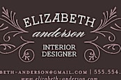 "Darlington" - Business Cards in Chocolate by Spinsugar - Detail