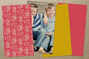 "Camera Card" - Business Cards in Cherry by ERAY - Back of Card Options
