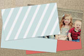 "Hello Hello Hello" - Business Cards in Blue by Paper Rose - Back of Card Options