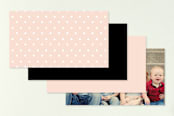 "Limone" - Business Cards in Blush by chocomocacino - Back of Card Options