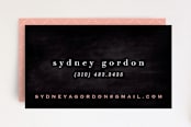 "agnolotti" - Business Cards in Chalkboard by chocomocacino - Front