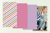 "Playful Frame" - Business Cards in Lilac by Iwona K - Back of Card Options