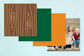 "Foliage Scape" - Business Cards in Canvas by Clair Landers - Back of Card Options