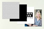 "Watercolor Swatch" - Business Cards in Ink by Stacey Hill - Back of Card Options