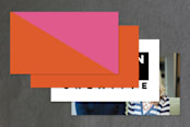 "Pleased as Punch" - Business Cards in Tangerine by hi-lighter inc. - Back of Card Options