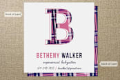 "Babysitters Club" - Business Cards in Soft Pink by Paige Rothhaar - Front