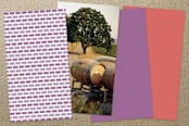 "Bright Numbers" - Business Cards in Cyan by Avie Designs - Back of Card Options
