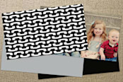 "Classic Calling Card" - Business Cards in Onyx by Adam Lorber - Back of Card Options