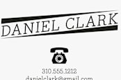 "Classic Calling Card" - Business Cards in Onyx by Adam Lorber - Detail