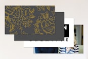 "Elegant Floral" - Business Cards in Sunflower by Kimberly FitzSimons - Back of Card Options