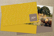 "Stay at Home Mom" - Business Cards in Golden Yellow by chica design - Back of Card Options