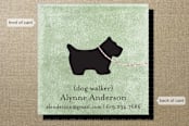 "Through the Lawn" - Business Cards in Grass by Griffinbell Paper Co. - Front